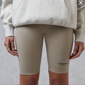 Essentials Fear of God Tan Biker Shorts
